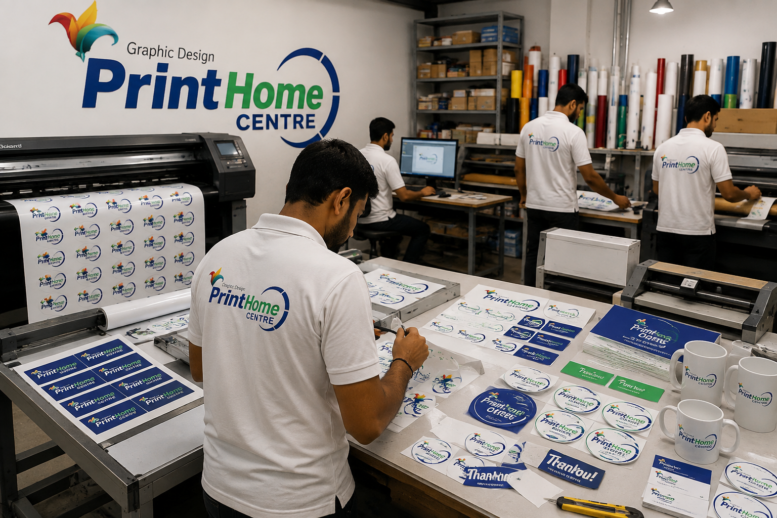 Vinyl Sticker and Branding Printing at Print Home Centre